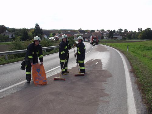 Ölspur Beseitigung
