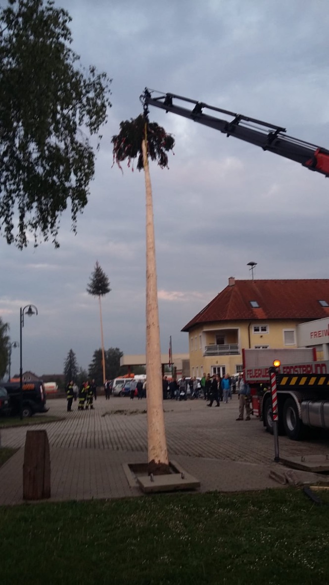 Maibaumaufstellen