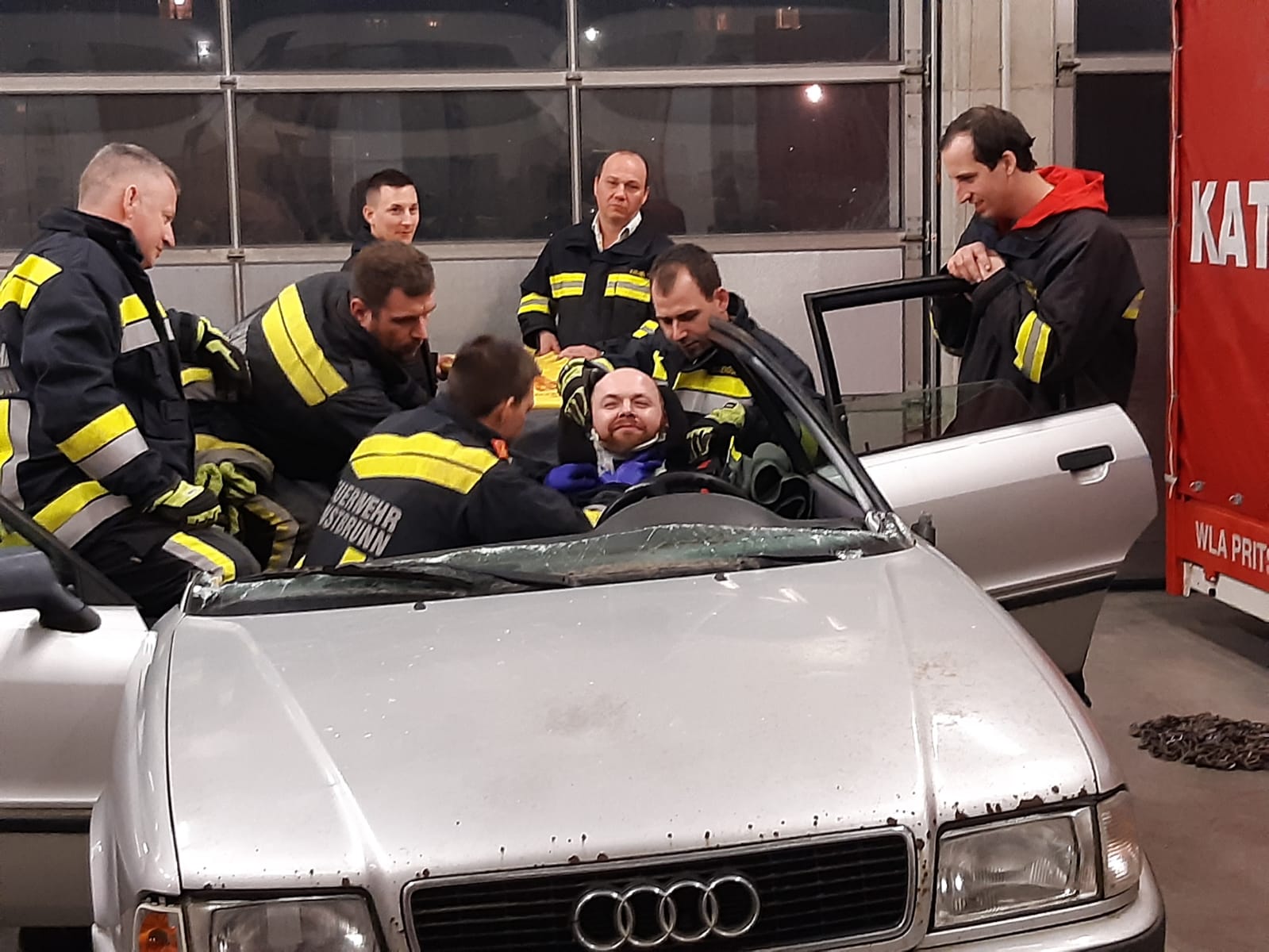 Feuerwehrmedizinischer Dienst Übung