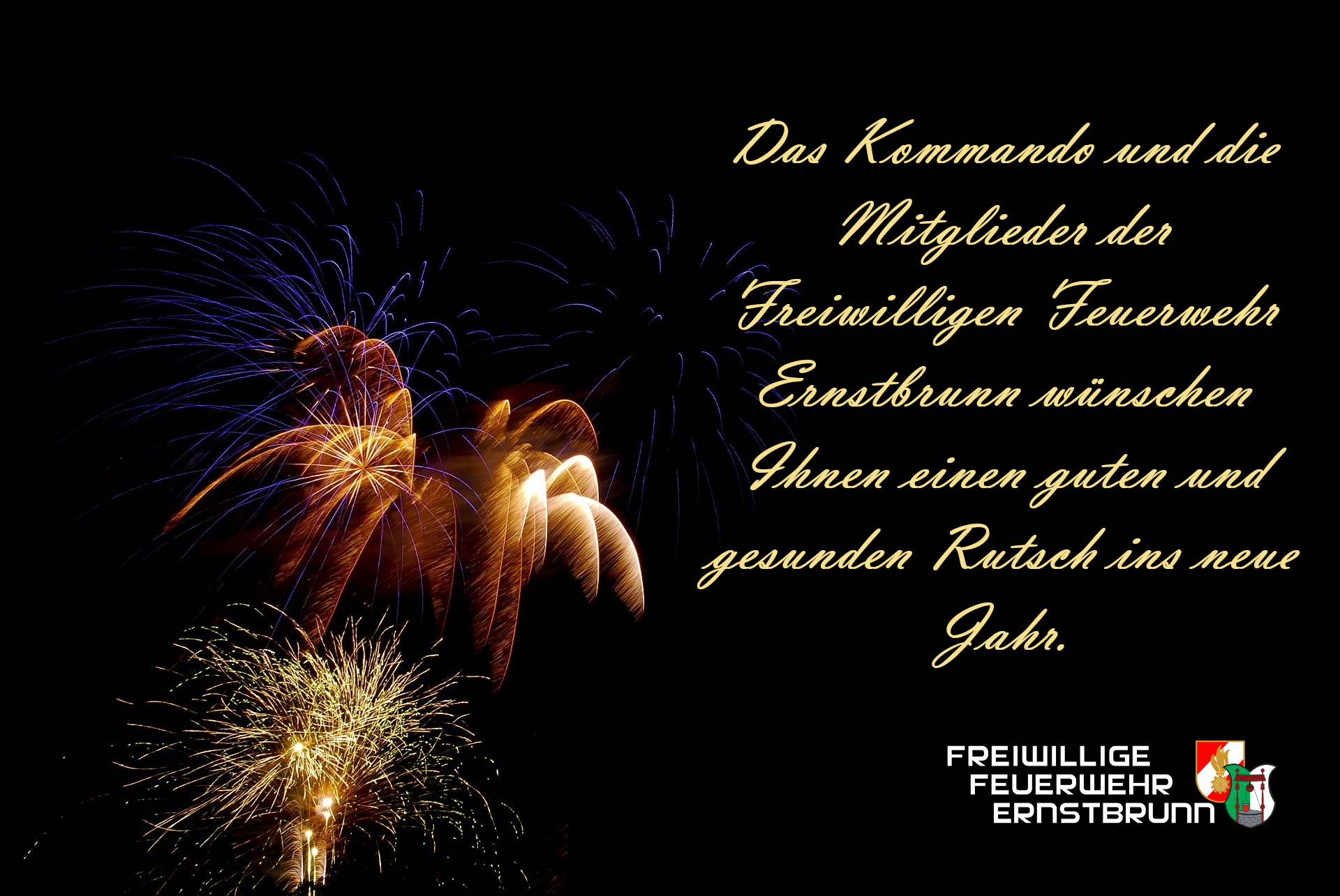 Einen guten Rutsch ins neue Jahr