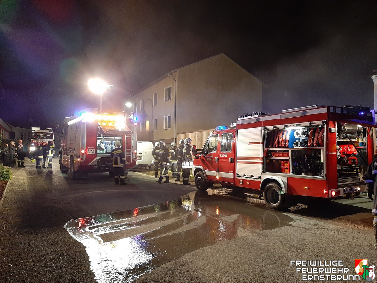 Dachstuhlbrand in Simonsfeld