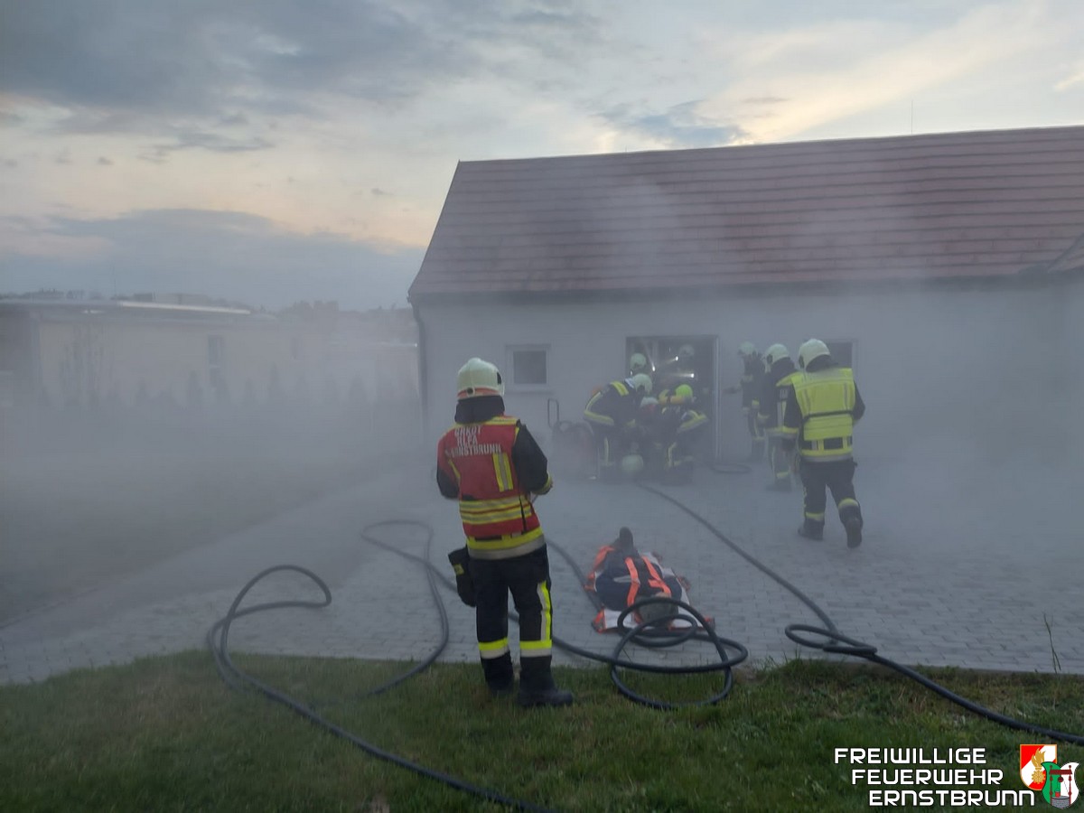 Branddienstübung im Mai