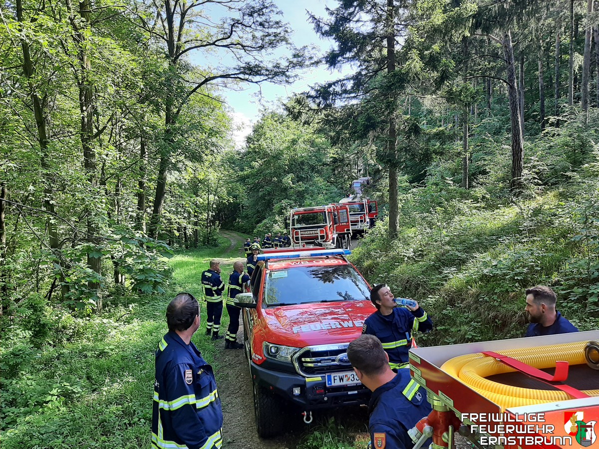 Waldbrandübung in Paudorf