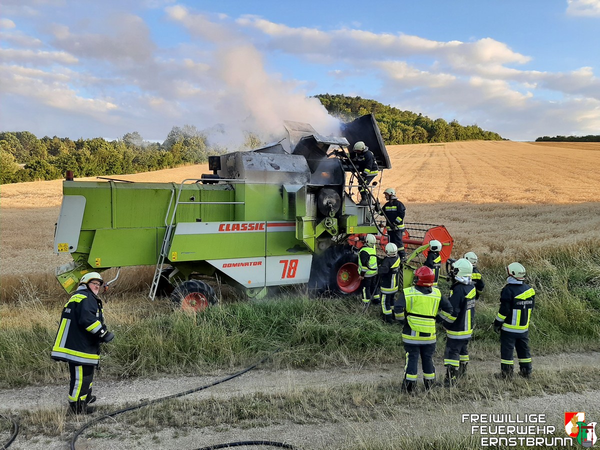 Mähdrescherbrand