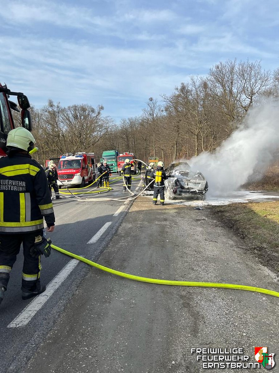 B2 Fahrzeugbrand
