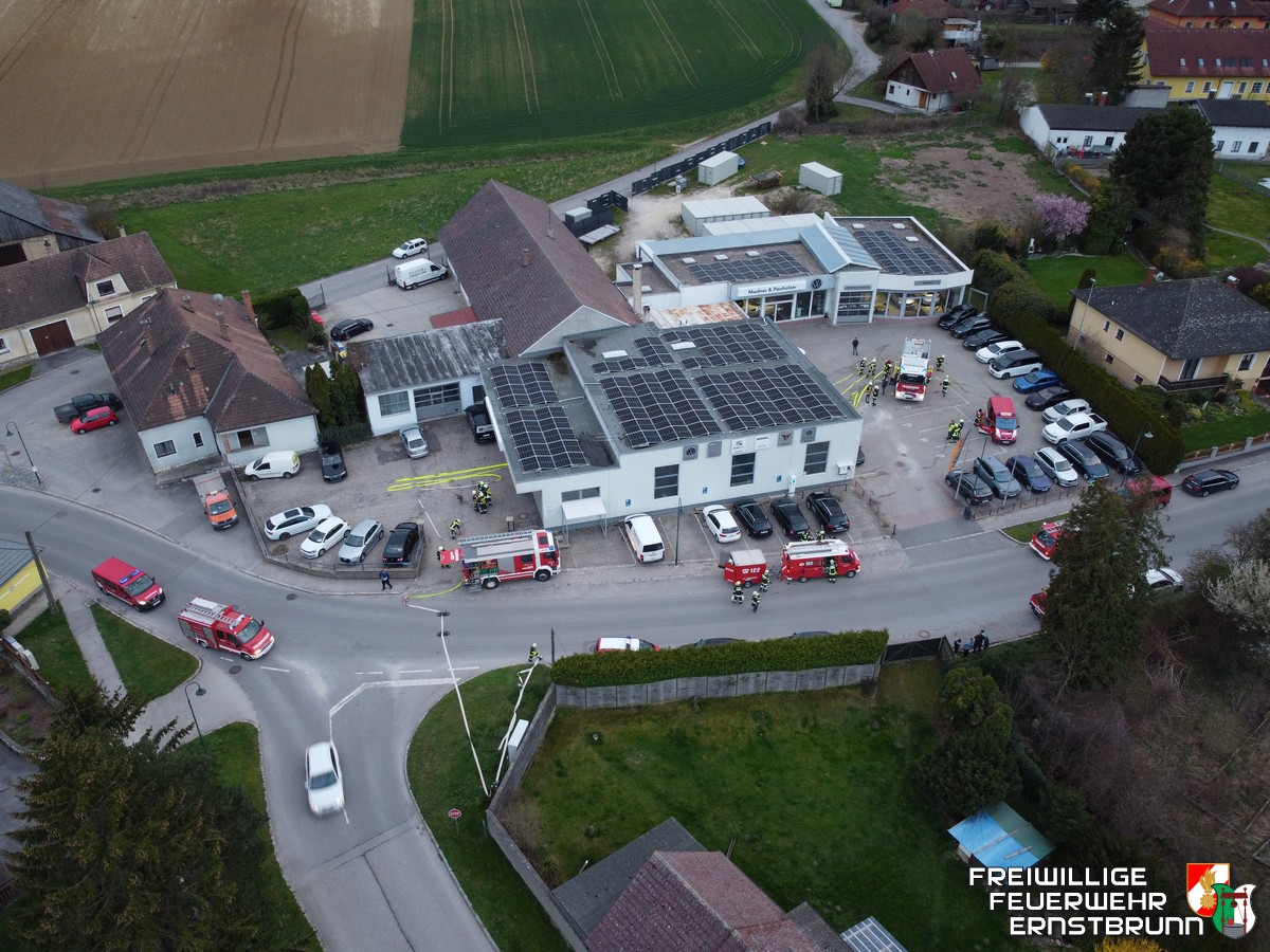 UA-Übung Werkstätten Brand