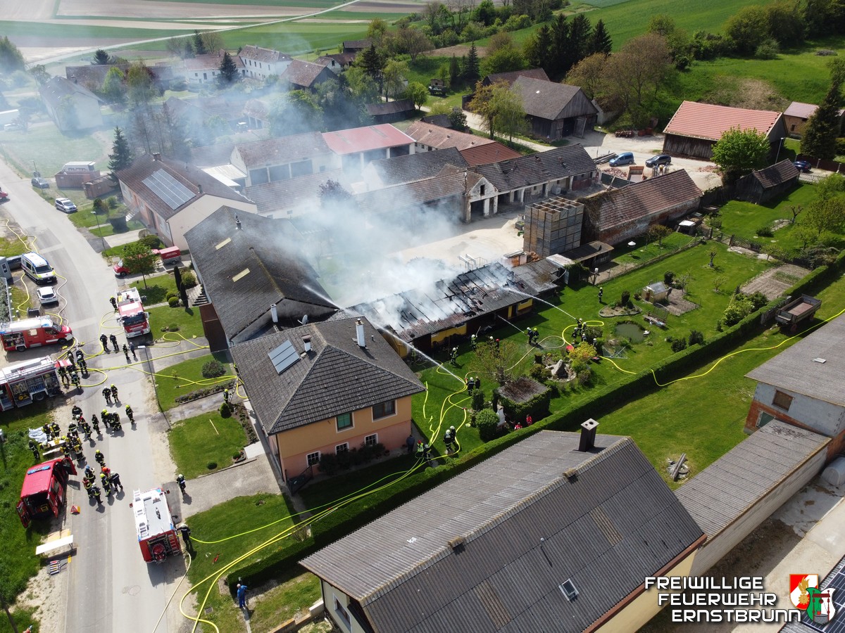 B3 Gebäudebrand in Nursch