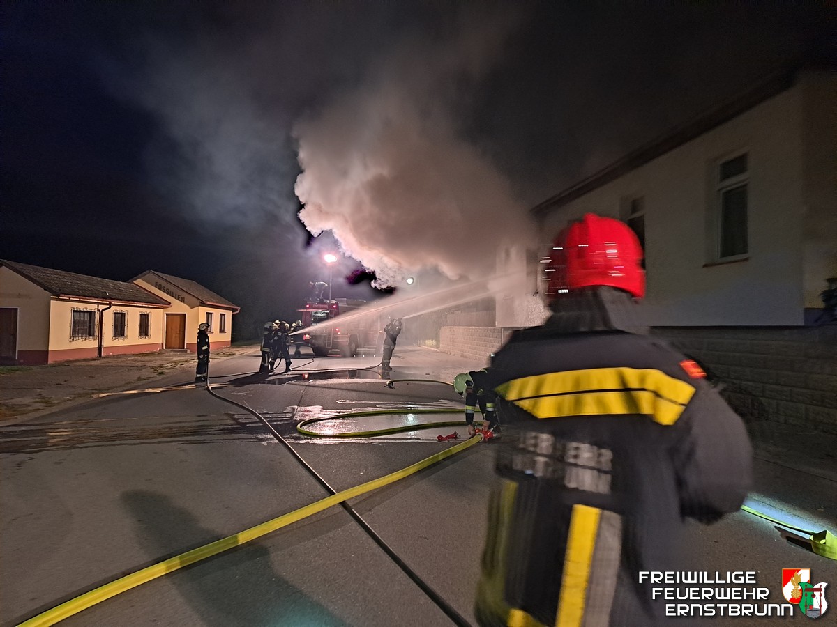 Zimmerbrand mit Menschenrettung