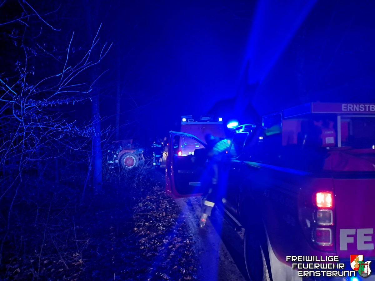 Menschenrettung nach Forstunfall