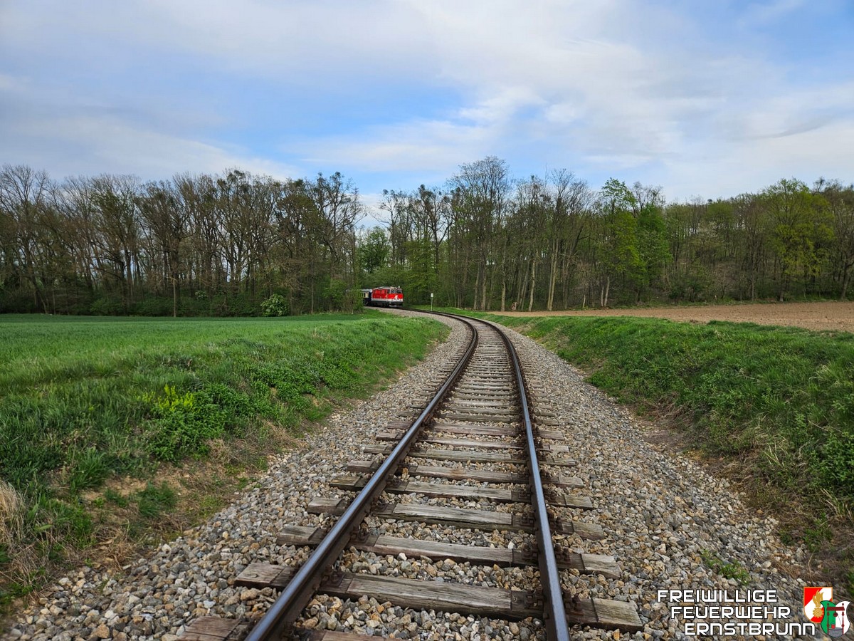 Branddienstübung mit der Regiobahn