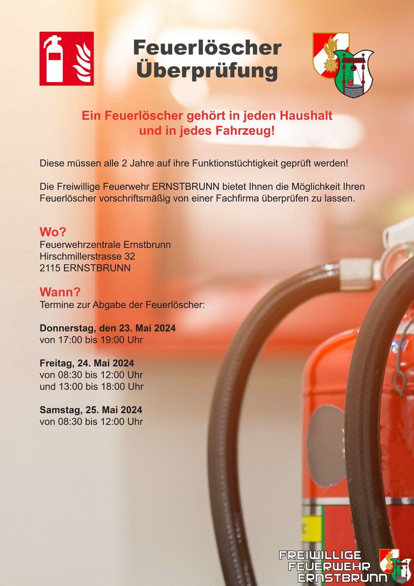 Feuerlöscherüberprüfung 2024