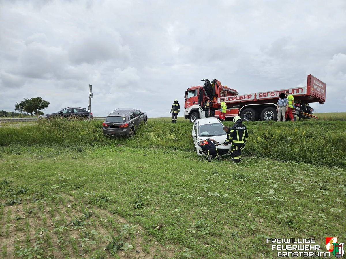 Verkehrsunfall auf der B6