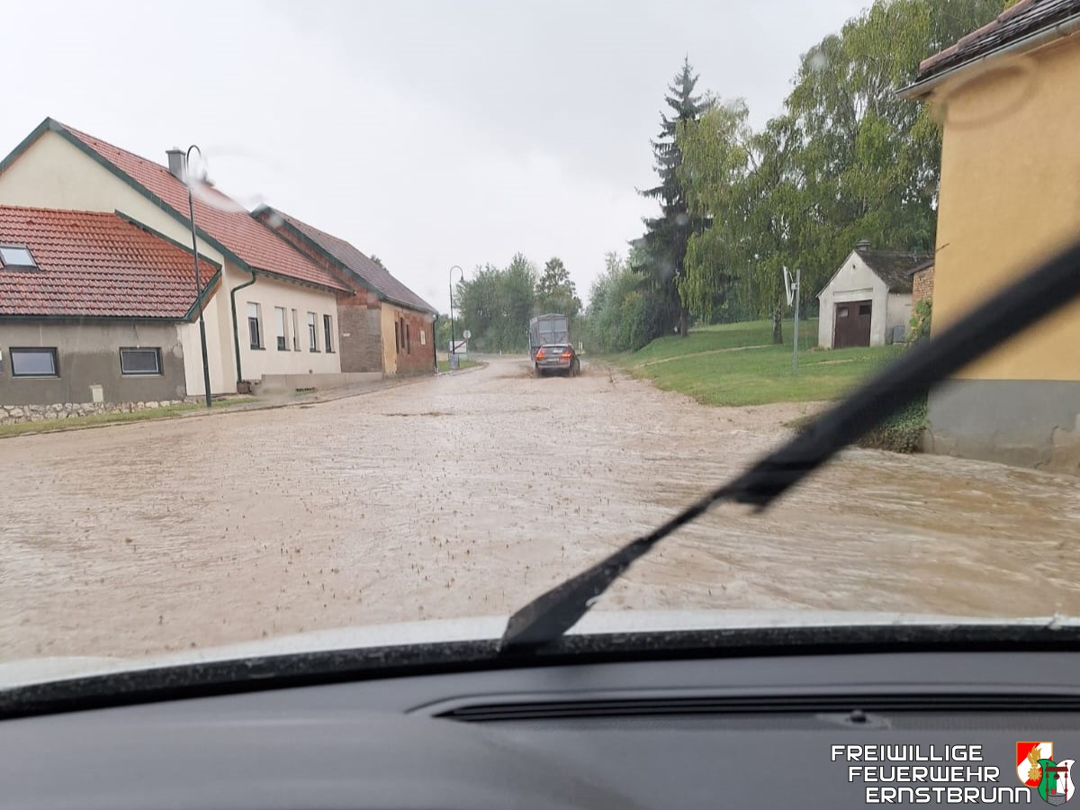Unwettereinsätze nach Starkregen