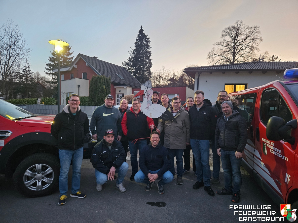 Ein neues Mitglied für die Feuerwehrfamilie