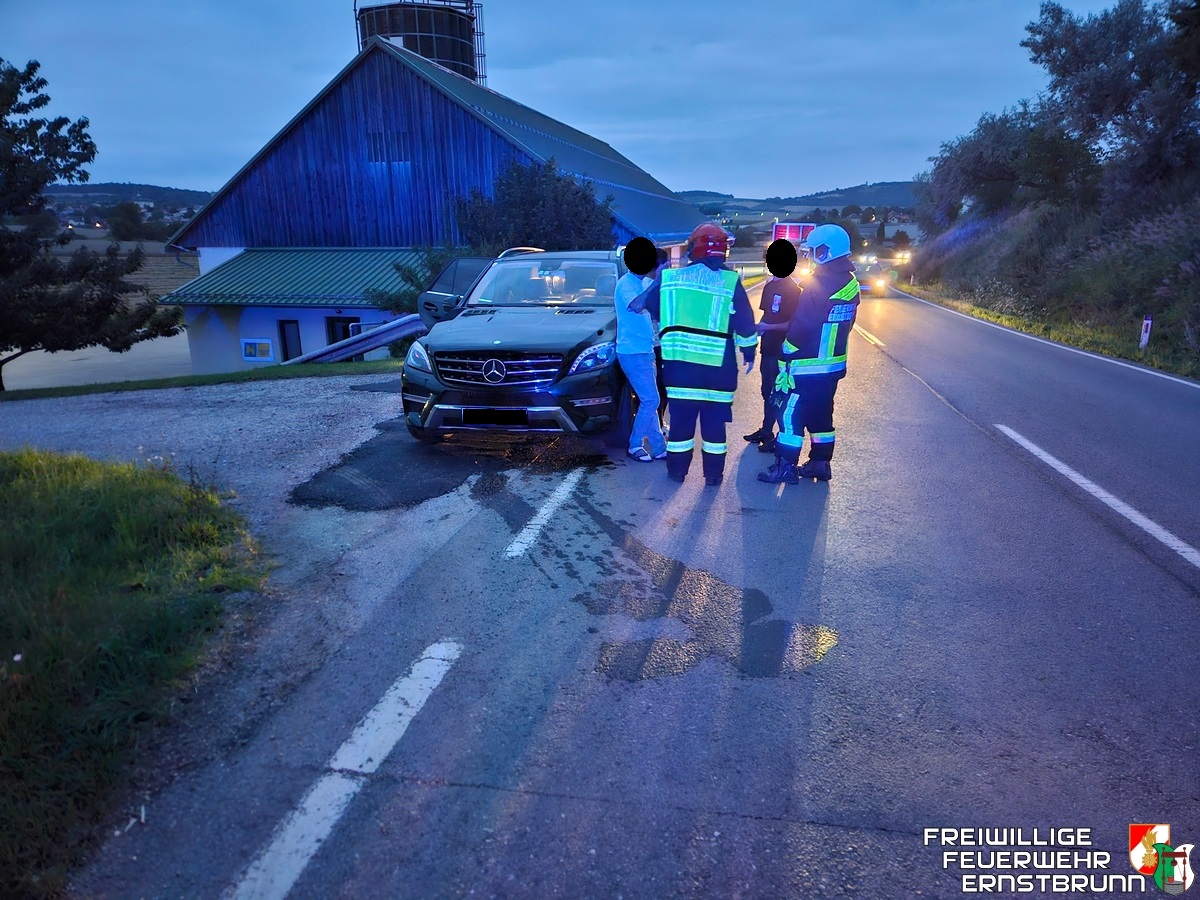 Diesel-Austritt auf der B6