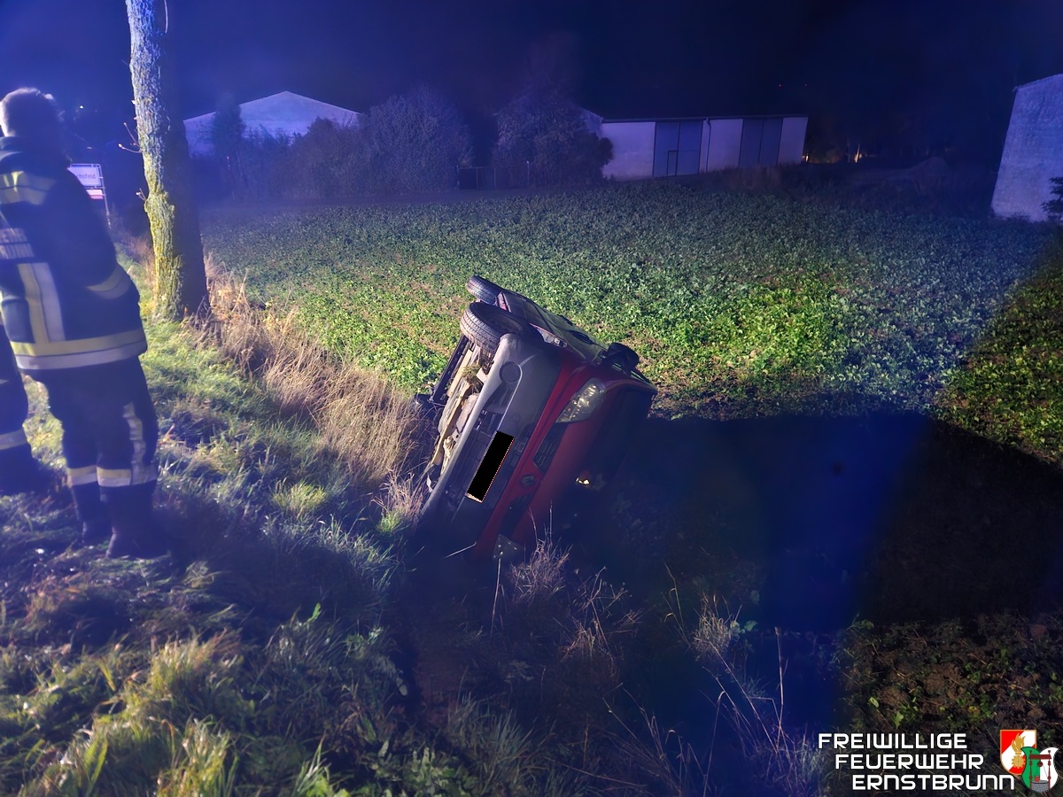 Kleintransporterbergung bei Lachsfeld
