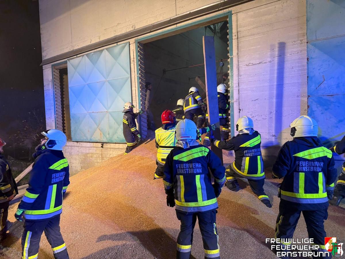 Schwerer Arbeitsunfall in der Ernstbrunner Mühle