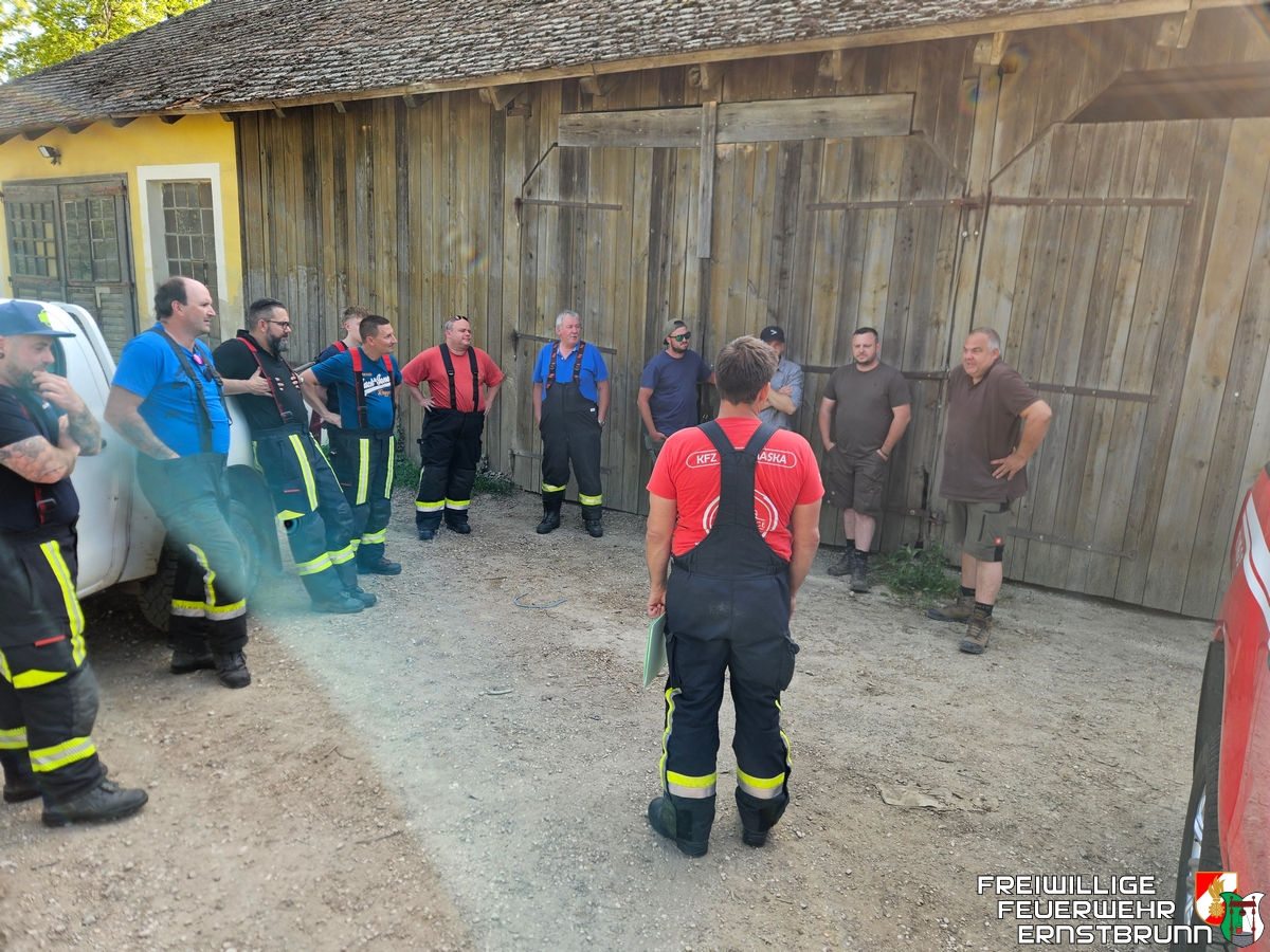 Befahrung im Ernstbrunner Wald